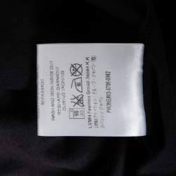 Pre Owned Givenchy Black Cotton Army Skull Print Round Neck T-Shirt S 