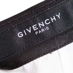 Pre Owned Givenchy White & Black Cotton Button Front Shirt M