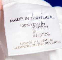 Pre Owned Givenchy White & Black Cotton Button Front Shirt M