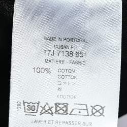 مملوكة مسبقًا Givenchy Black Cotton Real Eyes Printed Crewneck T-Shirt M