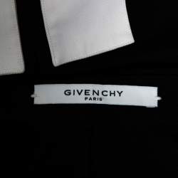 Pre Owned Givenchy Black & White Band Inset Cotton Button Front Shirt M