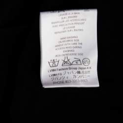 Pre Owned Givenchy Black & White Band Inset Cotton Button Front Shirt M
