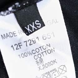 Pre Owned Givenchy Black Rottweiler Star Printed Cotton Crewneck T-Shirt XXS