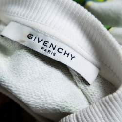 Givenchy White Carpet Printed Cotton Cuban Fit Sweatshirt XS