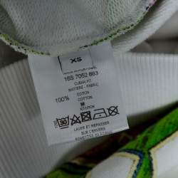 Givenchy White Carpet Printed Cotton Cuban Fit Sweatshirt XS
