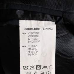 Pre Owned Givenchy Blue Wool Tailored Blazer XXXL