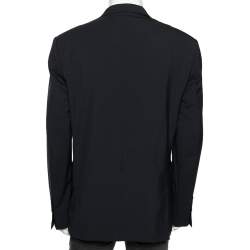 Pre Owned Givenchy Blue Wool Tailored Blazer XXXL