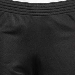 Givenchy Black Jersey Web Stripe Trimmed Track Pants M