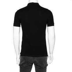 Pre Owned Givenchy Black Cotton Reverse Logo Short Sleeve T-shirt S