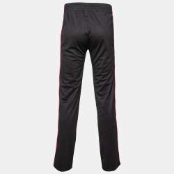 Givenchy Black Jersey Logo Tape Trimmed Joggers S