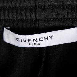 Givenchy Black Jersey Logo Tape Trimmed Joggers S