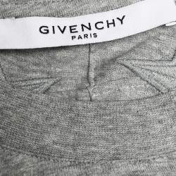 مملوكة مسبقًا تي شيرت جيفنشي مزيج أقمشة رصاصي حليات نجوم قصة كوبان مقاس صغير جداً جداً (اكس اكس سمول)