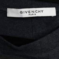 Pre Owned Givenchy Blue Rottweiler Print Melange Columbian Fit T-Shirt M