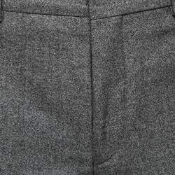 Pre Owned Givenchy Grey Wool Tailored Pants L