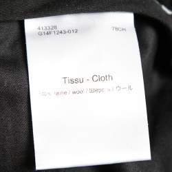 Pre Owned Givenchy Grey Wool Tailored Pants L