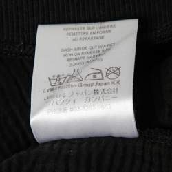 Pre Owned Givenchy Black Cotton Distressed Logo Sweatshirt S