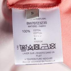 Pre Owned Givenchy Tricolor Tie-Dye Cotton Crew Neck T-Shirt S