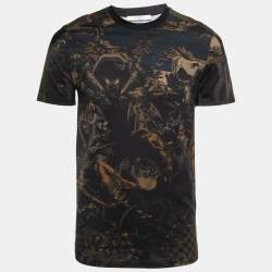 Givenchy Multicolor Printed Cotton Crewneck T-Shirt S