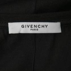 Pre Owned Givenchy Black Cotton Printed Sleeveless T-Shirt M