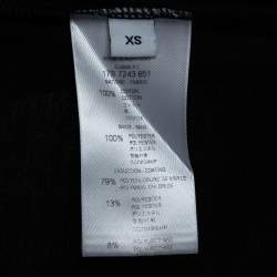 Pre Owned Givenchy Black Cotton Pocket-Detail T-Shirt XS