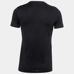 Pre Owned Givenchy Black Cotton Pocket-Detail T-Shirt XS