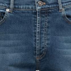 Pre Owned Givenchy Blue Denim Slim Fit Jeans L Waist 34"