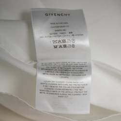 Givenchy White Cotton Harness Detail Shirt L