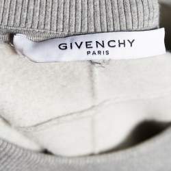 مملوكة مسبقًا بلوفر جيفنشي رقبة مستديرة مكسم كوبي طباعة روتويلر تريكو رمادي S