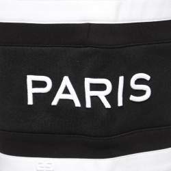 Pre Owned Givenchy Black Cotton Logo Band Detail Track Shorts XS