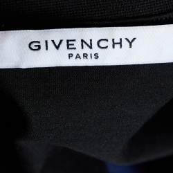 Pre Owned Givenchy Color Block Logo Panel Detail Cotton Knit T-Shirt S