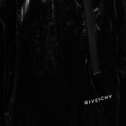 Givenchy Black Faux Leather Joggers M
