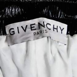 Givenchy Black Faux Leather Joggers M