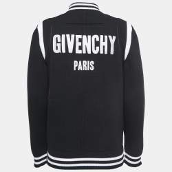 Givenchy Black Wool Blend Button Front Jacket L