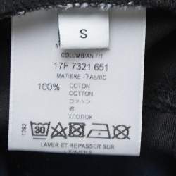 Givenchy Black Cotton Shark Printed T-Shirt S