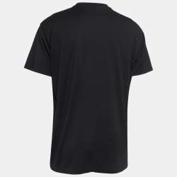 Givenchy Black Cotton Shark Printed T-Shirt S