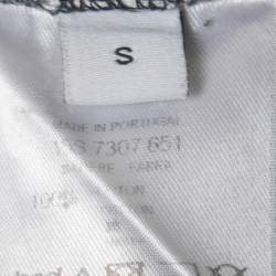 Givenchy Black Bull Statue Print Cotton Crew Neck T-Shirt S