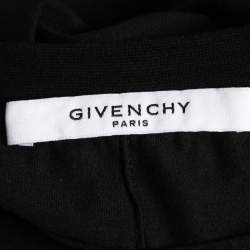 Pre Owned Givenchy Black Printed Cotton Knit T-Shirt S