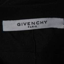 Pre Owned Givenchy Black Cotton Patch Detail Crew Neck Half Sleeve T-Shirt S