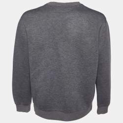Pre Owned Givenchy Grey Knit Long Sleeve Sweater XL