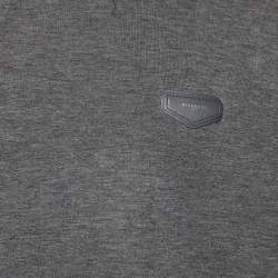 Pre Owned Givenchy Grey Knit Long Sleeve Sweater XL