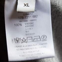 Pre Owned Givenchy Grey Knit Long Sleeve Sweater XL