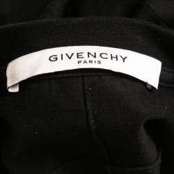 مملوكة مسبقًا Givenchy Black Logo Print Cotton Crew Neck Half Sleeve T-Shirt S
