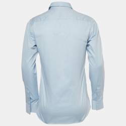 Givenchy Light Blue Cotton Long Sleeve Shirt M