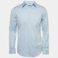Givenchy Light Blue Cotton Long Sleeve Shirt M
