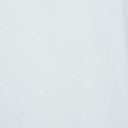 Givenchy White Cotton Print Patch Detail Tank Top M