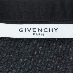 مملوكة مسبقًا Givenchy Multicolor Up-side Logo Embroidered Cotton Half Sleeve T-Shirt L