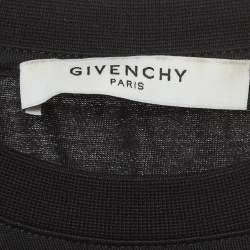 Givenchy Black Mermaid Fire Ring Print Cotton Oversized T-Shirt S