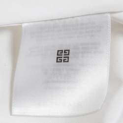 Givenchy White Cotton Hardware Detail Button-Up Shirt L