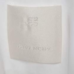 Givenchy White Cotton Hardware Detail Button-Up Shirt L