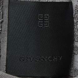 Givenchy Grey GG Patterned Terry Half Sleeve T-Shirt M